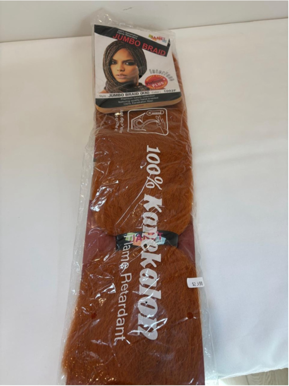 Janet Collection Interface Platinum Plus Jumbo Braid KN 1002F Kanekalon #C159